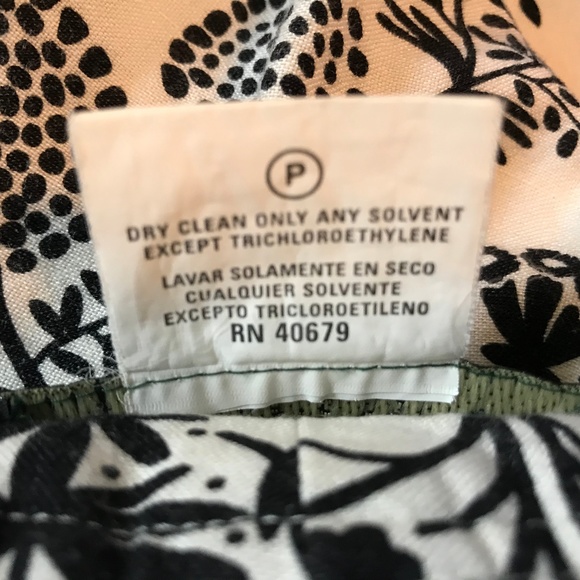 Harve Benard Linen Rayon Skirt 10 Black White - Picture 6 of 7